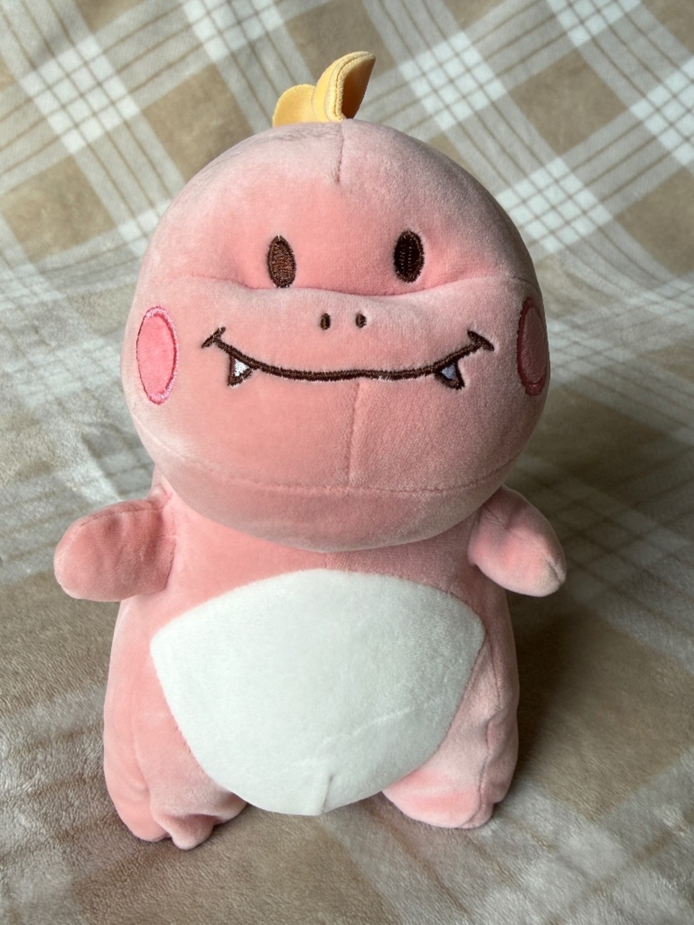 Cute Pink Dinosaur Plushie